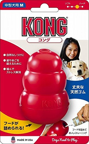 コング 犬用おもちゃ M 小型犬−中型犬 アダルト（生後10ヶ月−6歳） #74602【代引不可】【北海道・沖縄・離島配送不可】