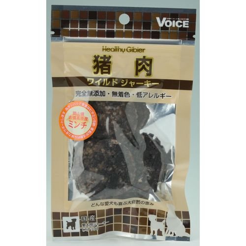 ヴォイス 猪肉ワイルドジャーキーミンチ 20g 犬用【代引不可】【北海道・沖縄・離島配送不可】