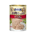 (まとめ買い)愛犬元気缶 味わいと健康プラス ビーフ 375g 犬用缶詰 ドッグフード 〔×24〕【代引不可】【北海道・沖縄・離島配送不可】