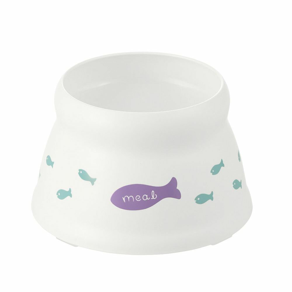 リッチェル こぼれにくい 脚付キャットディッシュ S ホワイト ペット用品 【北海道・沖縄・離島配送不可】