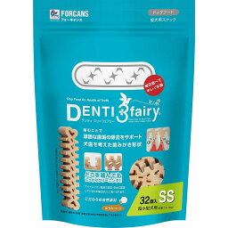 （まとめ買い）フォーキャンス デンティ・スリーフェアリー 徳用 SS(32個入) 犬用おやつ 〔×6〕 【北海道・沖縄・離島配送不可】