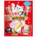 （まとめ買い）いなばペットフード CIAOプチ まぐろ・ささみ 大袋タイプ 9g×12個 猫用おやつ 〔×8〕 【北海道・沖縄・離島配送不可】