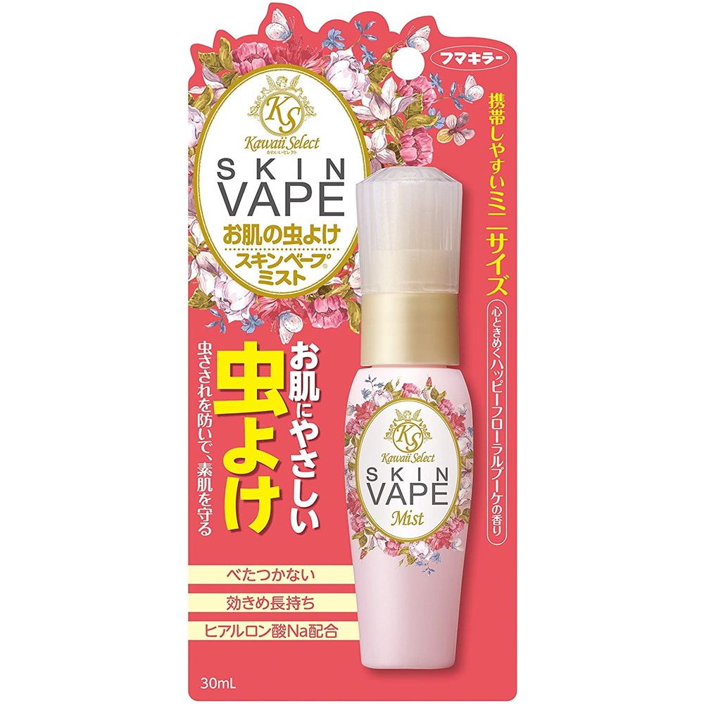 フマキラー Kawaii Select スキンベープ 虫除けスプレー ミストタイプ 30ml ハッピーフローラルの香りのサムネイル