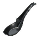 (まとめ買い)エンテック ラーメンレンゲスプーン (黒) C-74 〔×10〕 【北海道・沖縄・離島配送不可】
