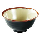 (まとめ買い)エンテック メラミン食器 長次郎窯 羽反り丼(小) 内若草 AN59G 〔×3〕 【北海道・沖縄・離島配送不可】