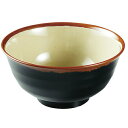 (まとめ買い)エンテック メラミン食器 長次郎窯 羽反り丼(大) 内若草 AN60G 〔×3〕 【北海道・沖縄・離島配送不可】