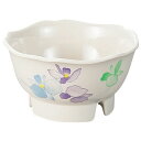 (まとめ買い)エンテック メラミン食器 すみれ 花型丸小鉢(小) VO-84 〔×3〕 【北海道・沖縄・離島配送不可】