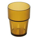 エンテック キングタンブラー 300ml アンバー トライタン TR-805A 【北海道・沖縄・離島配送不可】