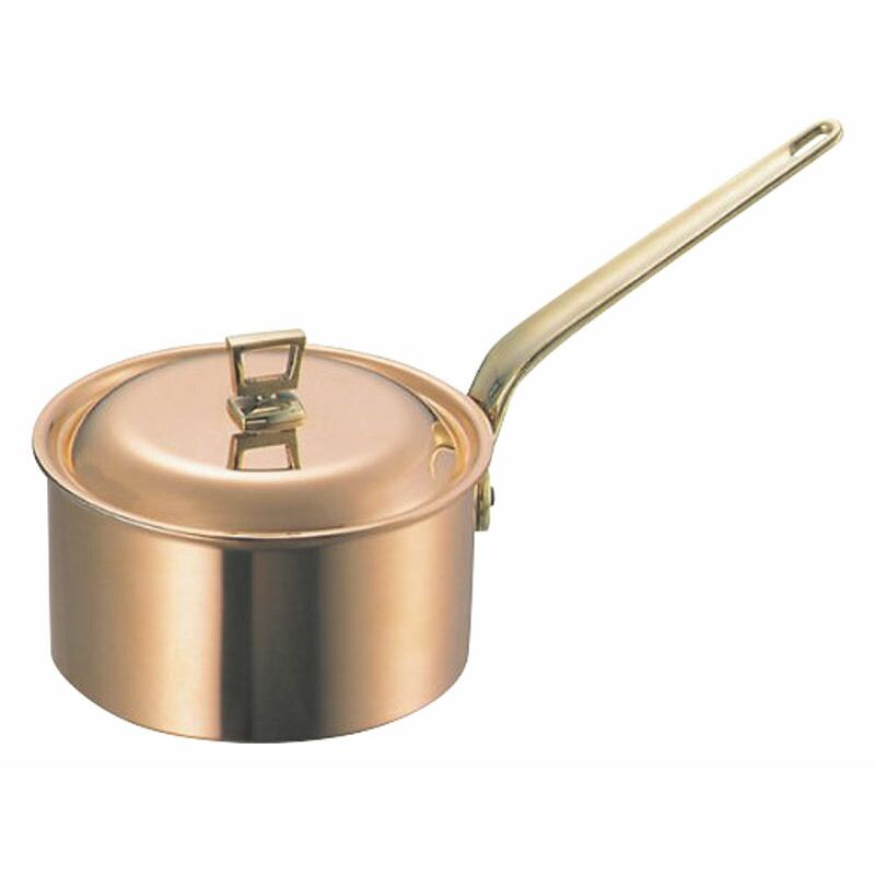 和田助製作所 銅片手鍋 深型 蓋付 21cm 【北海道・沖縄・離島配送不可】