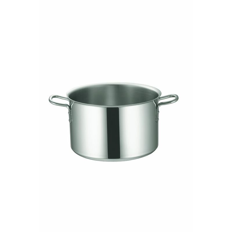 本間製作所 仔犬印 IHマエストロ 3層鋼クラッド 半寸胴鍋 30cm(13.5L) 本体 【北海道・沖縄・離島配送不可】