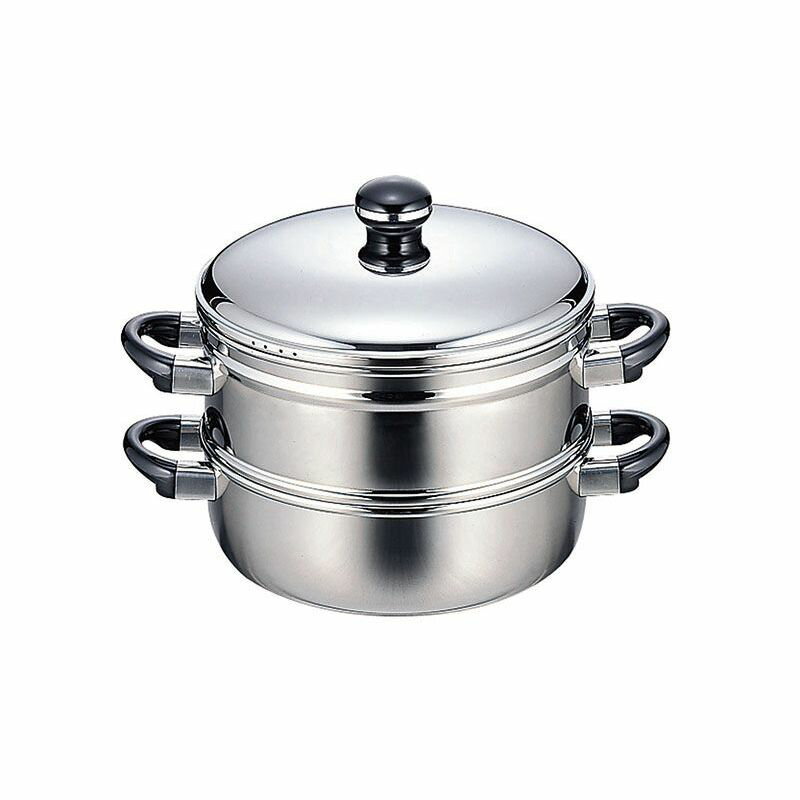 宮崎製作所 オブジェ OJ-8-3 蒸し器 25cm（両手鍋タイプ） 【北海道・沖縄・離島配送不可】