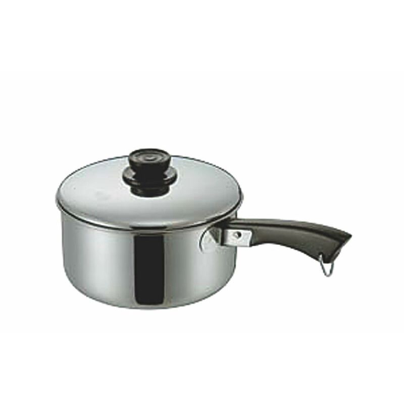 Small Pans - 玉虎堂製作所 MA 18-0深型ソースパン 片手鍋 18cm(2.3L) 【北海道・沖縄・離島配送不可】