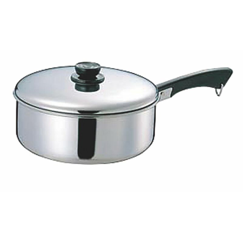 Sauce Pans - 玉虎堂製作所 MA 18-0浅型ソースパン 片手鍋 16cm(1.2L) 【北海道・沖縄・離島配送不可】