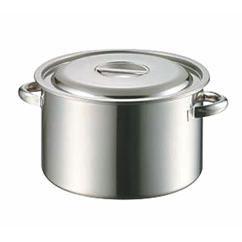 赤川器物製作所 AG 18-8半寸胴鍋 48cm(57.0L) 【北海道・沖縄・離島配送不可】