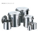 赤川器物製作所 AG 18-8深型丸型キッチンポット(目盛付) 10cm(0.7L)手無 【北海道・沖縄・離島配送不可】