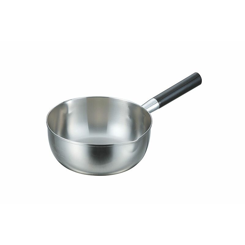 竹井器物製作所 プロ仕様 三層鋼 雪平鍋(目盛付) 24cm YK-255 【北海道・沖縄・離島配送不可】