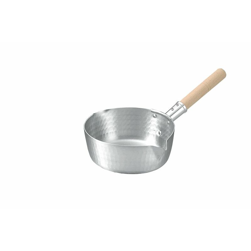 本間製作所 仔犬印 アルミ製 雪平鍋 カラス口右手用 15cm 【北海道・沖縄・離島配送不可】