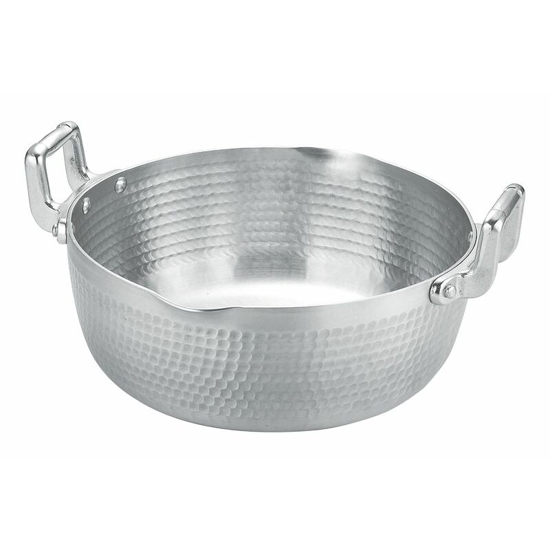 本間製作所 仔犬印 アルミ製 両手雪平鍋 30cm(6.3L) 【北海道・沖縄・離島配送不可】