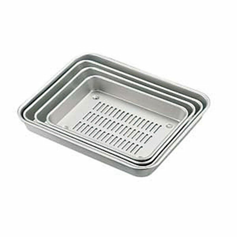 中尾アルミ製作所 アルマイトN型水切バット 25号 【北海道・沖縄・離島配送不可】