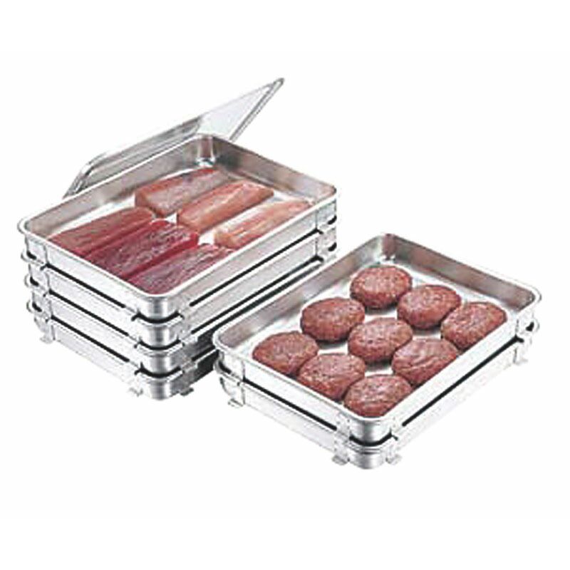 イケダ 18-8エコクリーン 生鮮バット 8枚取 【北海道・沖縄・離島配送不可】