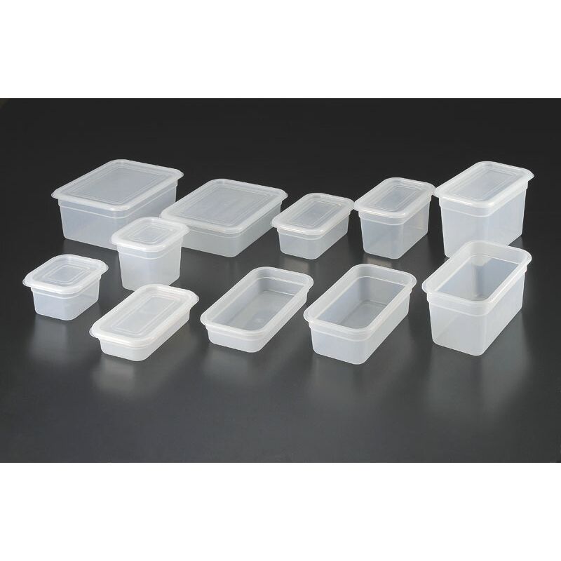 （まとめ買い）本間冬治工業 弁慶 PPシール容器（目盛付） 1/3 深さ150 〔×3〕 【北海道・沖縄・離島配送不可】