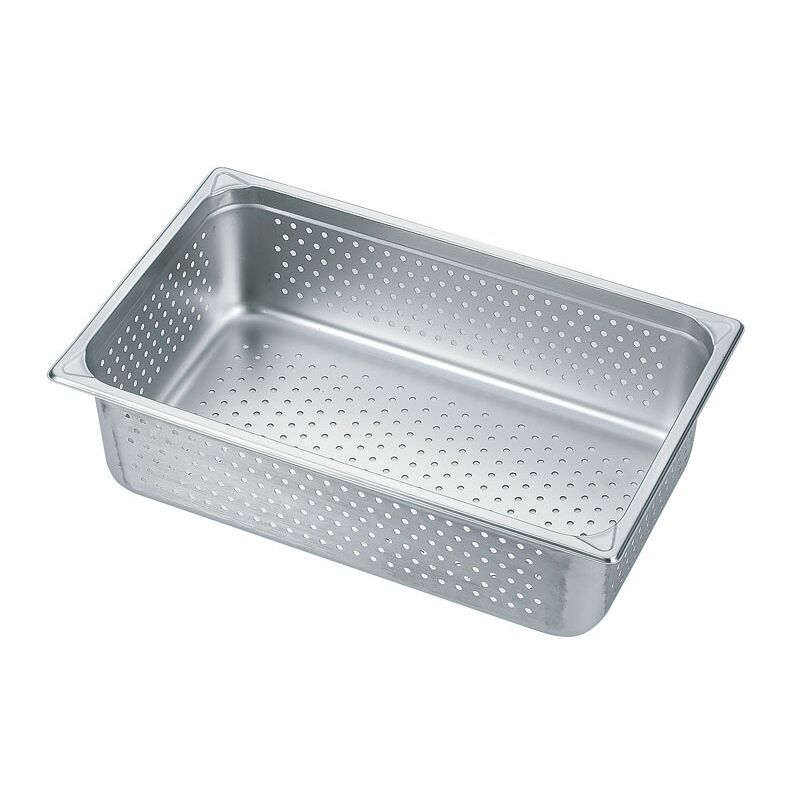 カンダ HG 18-8 ホテルパン穴明 1/2 深さ200mm 7128PF 【北海道・沖縄・離島配送不可】