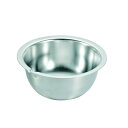 (まとめ買い)本間製作所 仔犬印 18-8深型ボール フラットエッジ(注口付) 18cm 〔×3〕 【北海道・沖縄・離島配送不可】