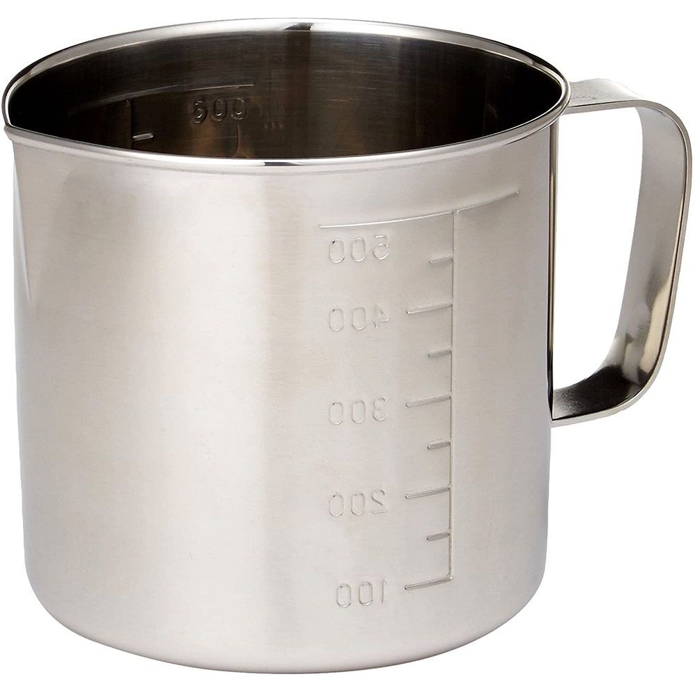 赤川器物製作所 AG 18-8口付水マス 計量カップ 500cc 【北海道・沖縄・離島配送不可】