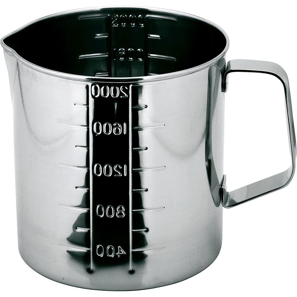一菱金属 口付水マス 計量カップ 取手付 2000cc 【北海道・沖縄・離島配送不可】