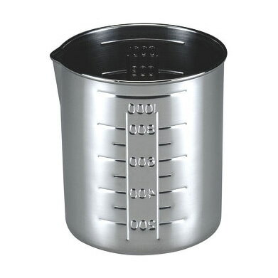 Measuring Cups - 一菱金属 口付水マス 計量カップ 取手無 3000cc 【北海道・沖縄・離島配送不可】