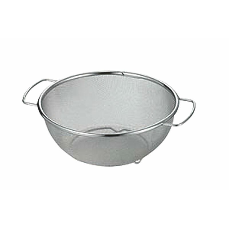 （まとめ買い）ミネックスメタル 18-8ざる A型 手付(足スポット止) 21cm 〔×3〕 【北海道・沖縄・離島配送不可】