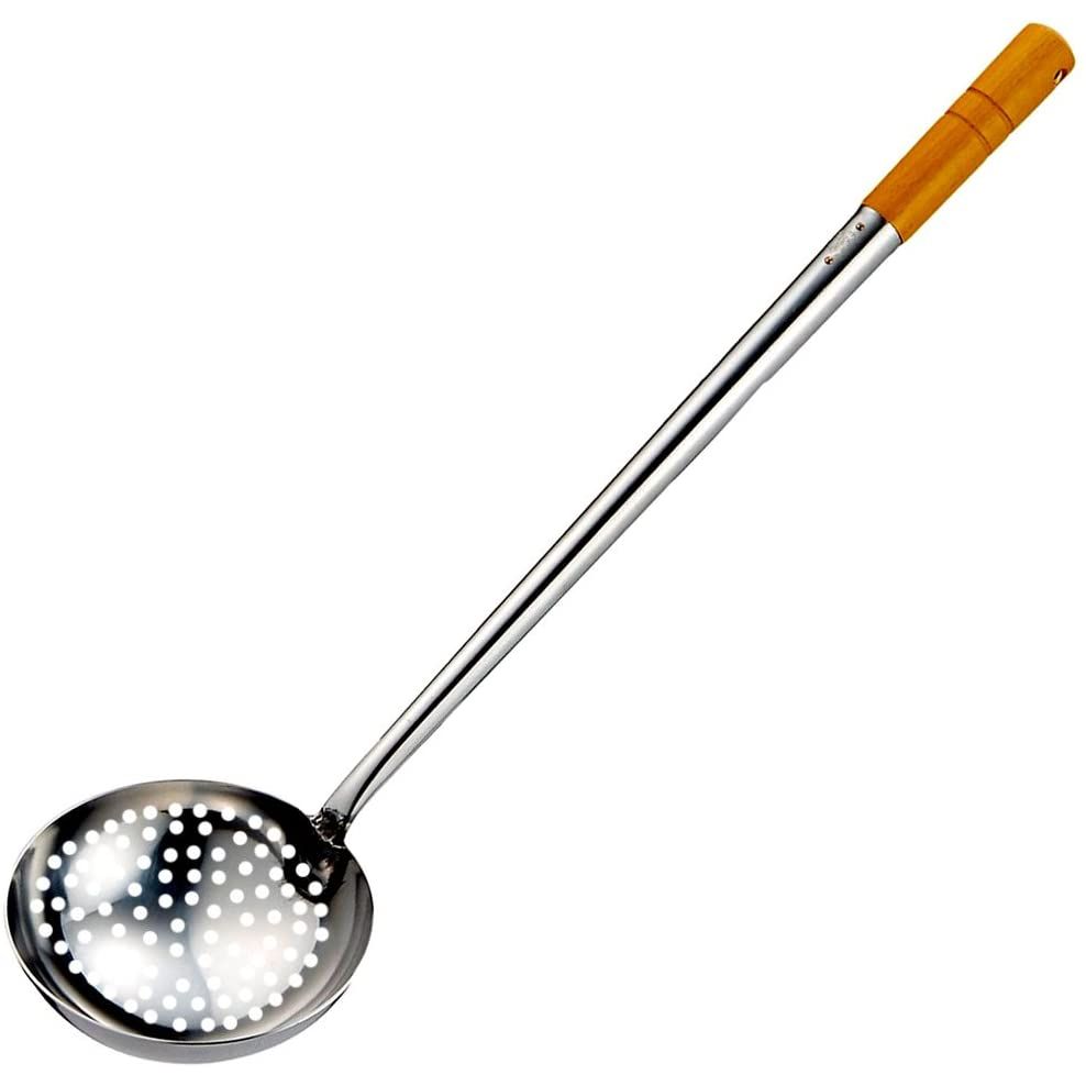 Soup Ladle （Holed） - カンダ 18-0中華お玉 穴明 小 【北海道・沖縄・離島配送不可】