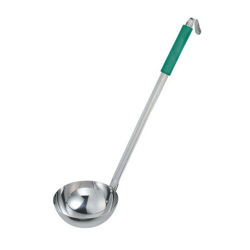 Soup Ladle （Holed） - （まとめ買い）カンダ いろ色レードル 大 グリーン 144cc 〔×3〕 【北海道・沖縄・離島配送不可】