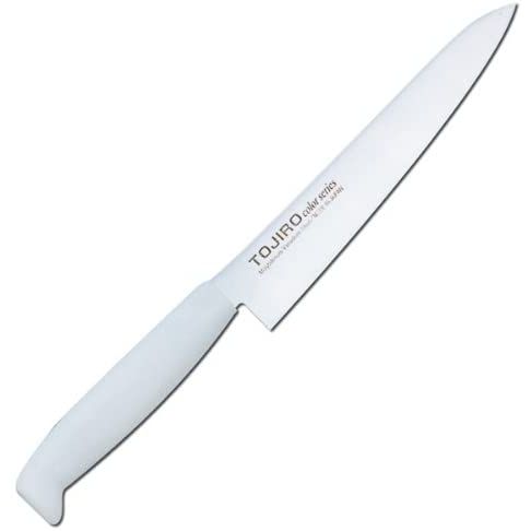 藤次郎 TOJIROカラーペティナイフ 15cm ホワイト F-121W 【北海道・沖縄・離島配送不可】