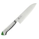 下村工業 龍治 ステンカラー 三徳包丁 170mm 緑 RYS-11G 【北海道・沖縄・離島配送不可】