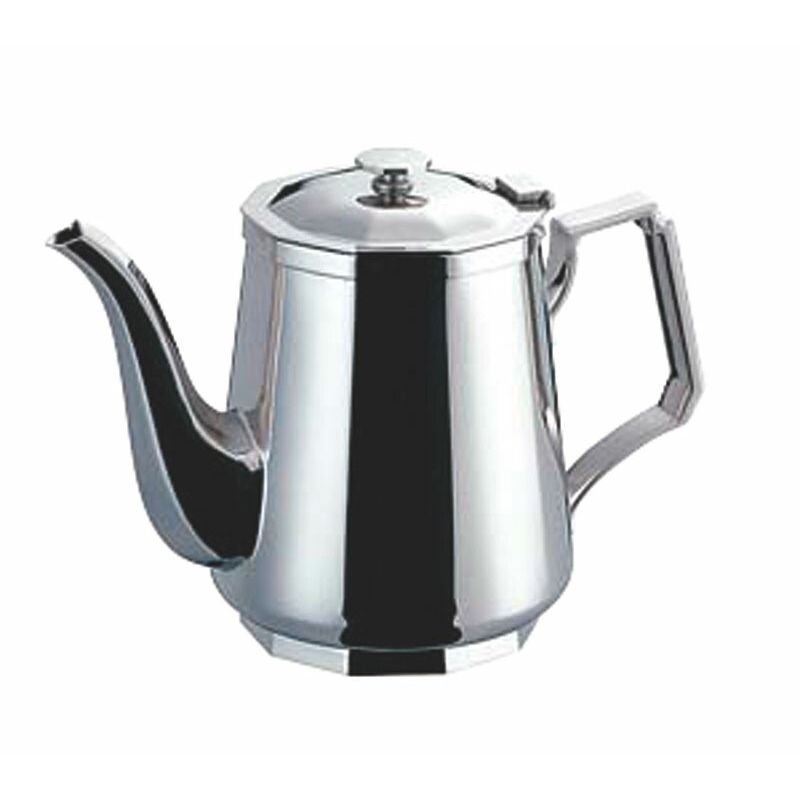 Coffee Kettles - 和田助製作所 SW 18-8角型ティーポット 2人用 【北海道・沖縄・離島配送不可】