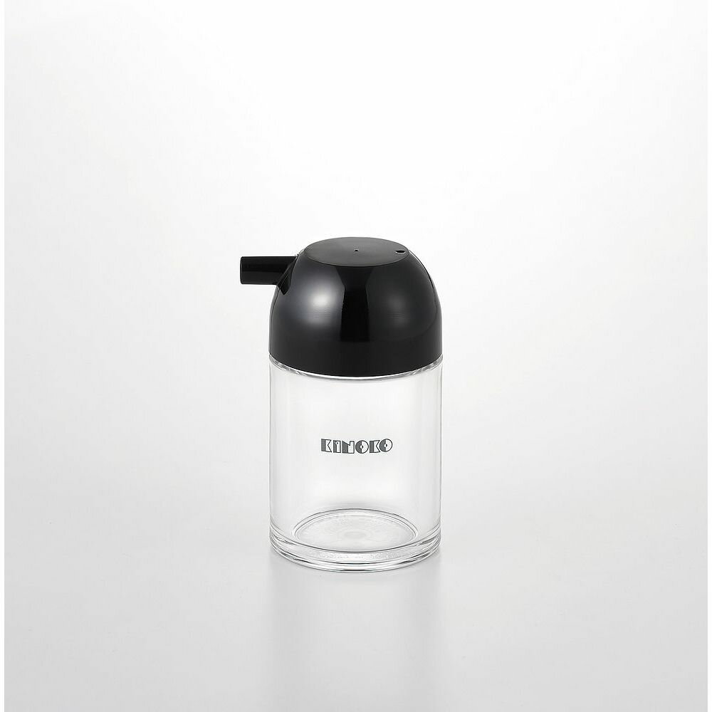 （まとめ買い）エンテック きのこ 調味料入れシリーズ ソース差し K-5102 黒 150cc 〔×5〕 【北海道・..