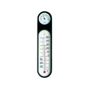 シンワ 温湿度計 PCオーバル M-055 48929 黒(文字板:白) 【北海道・沖縄・離島配送不可】