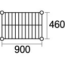 本間冬治工業 430弁慶シェルフ 棚 奥行460×幅900mm 430-460-900 【北海道・沖縄・離島配送不可】(3)