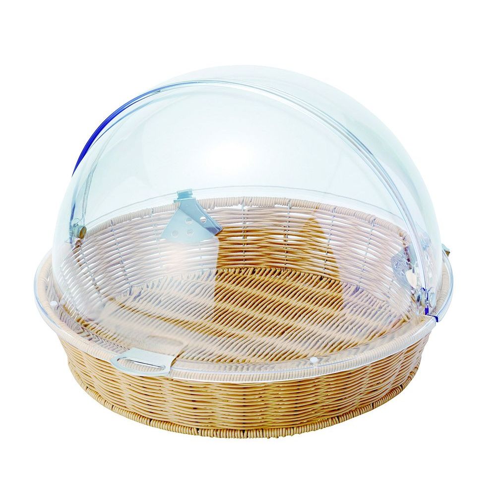 トーダイ PPラタン ベーカリーバスケット 丸47型 アイボリー PCカバー付 BB-413-IV 【北海道・沖縄・離..