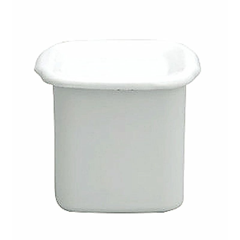 （まとめ買い）野田琺瑯 保存容器 White Series スクウェア L 琺瑯蓋付 WSH-L 〔×3〕 【北海道・沖縄・..