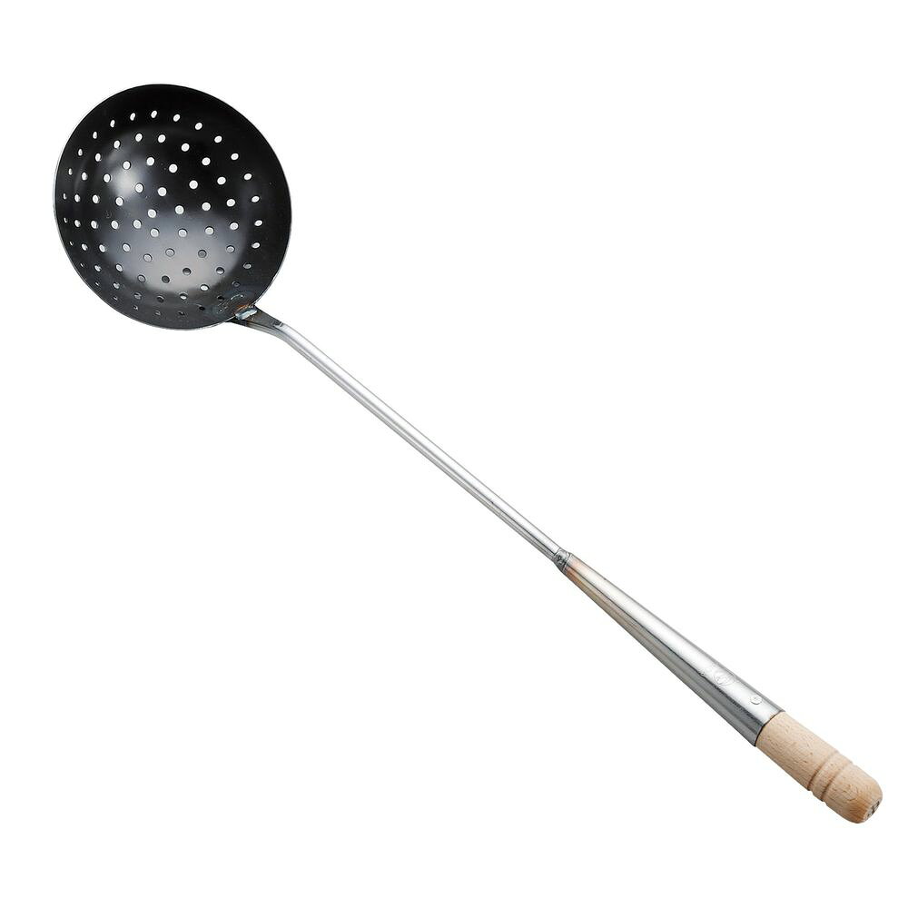 Silicone Cooking Utensils - （まとめ買い）カンダ KD 鉄中華お玉 穴明 ツナギ柄 小 〔×3〕 【北海道・沖縄・離島配送不可】