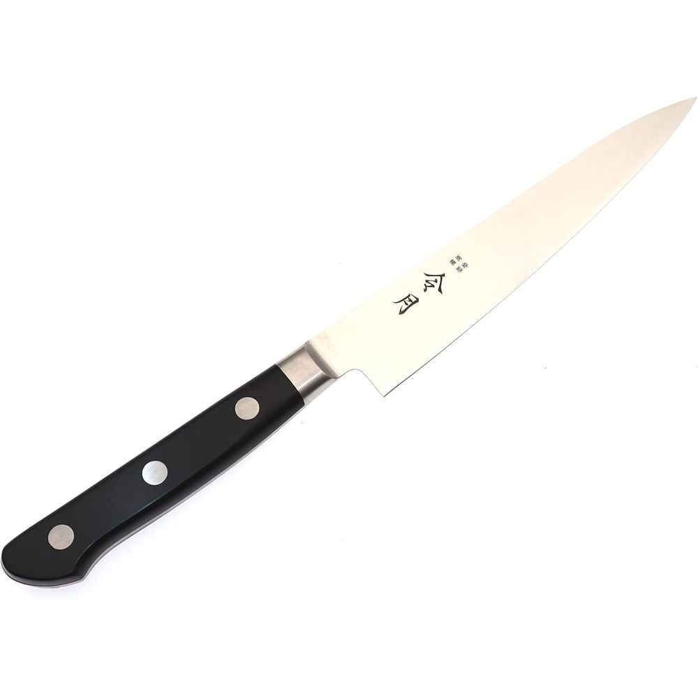 材質：モリブデン特殊鋼　ハンドル：POM樹脂刃渡×全長mm：150×260生産地：日本（燕三条）日本製※画像のサイズ感と実際のお届け商品のサイズ感は異なる場合があります。商品名および仕様に記載のサイズ・カラー等がお届けの商品になります。[ 包丁(令月) ]