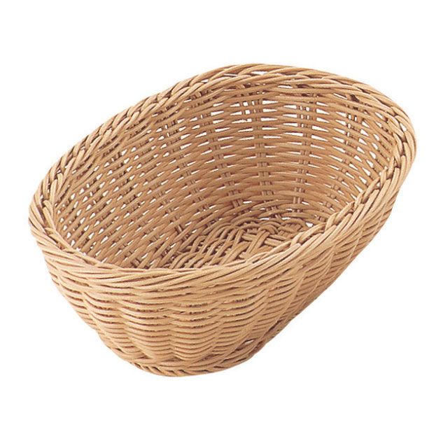 トーダイ PPラタン 小判型バスケット27型 アイボリー OV-111-IV 【北海道・沖縄・離島配送不可】