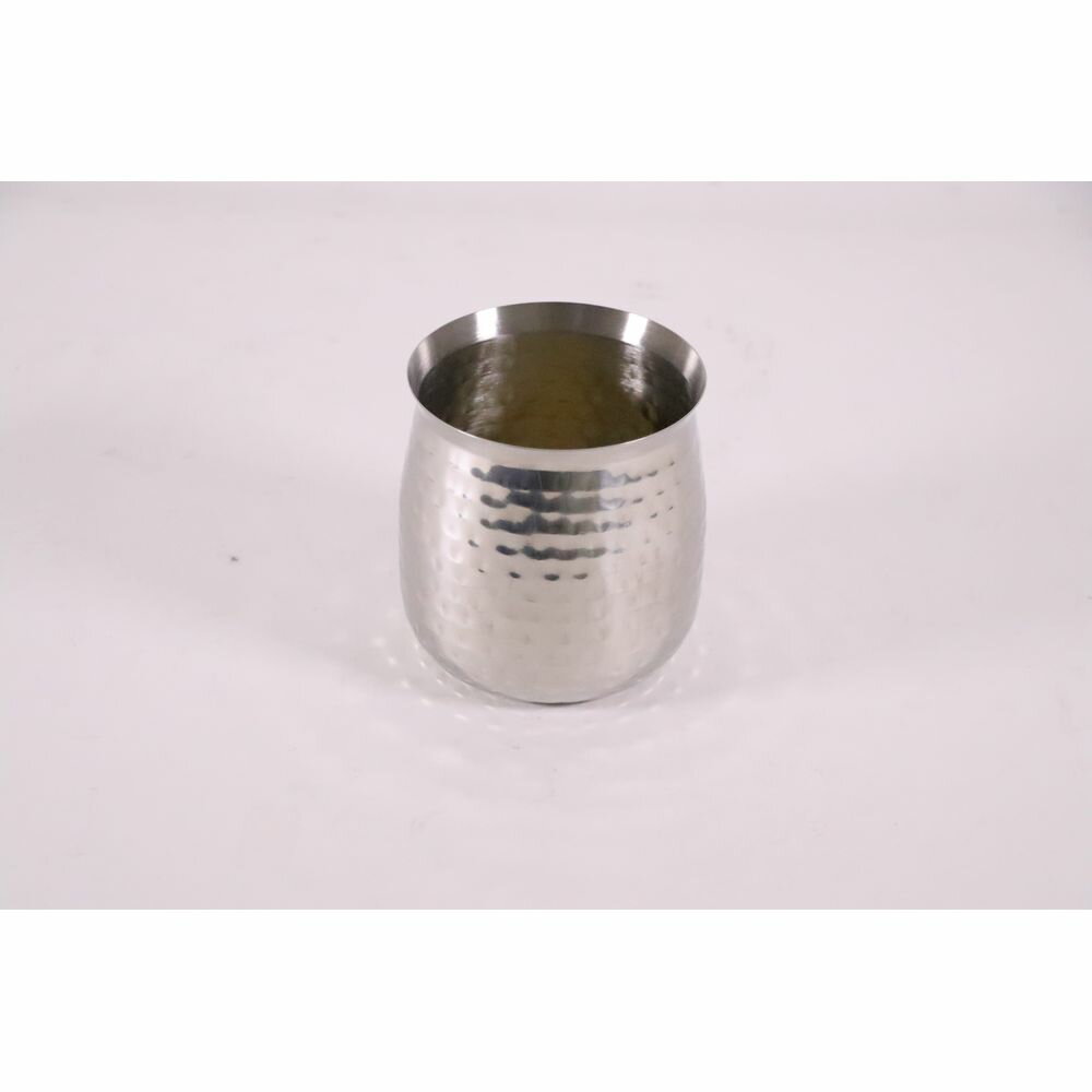 （まとめ買い）三宝産業 UK ステンレス ガラ入れ(A)(槌目入り) M 〔×3〕 【北海道・沖縄・離島配送不可】