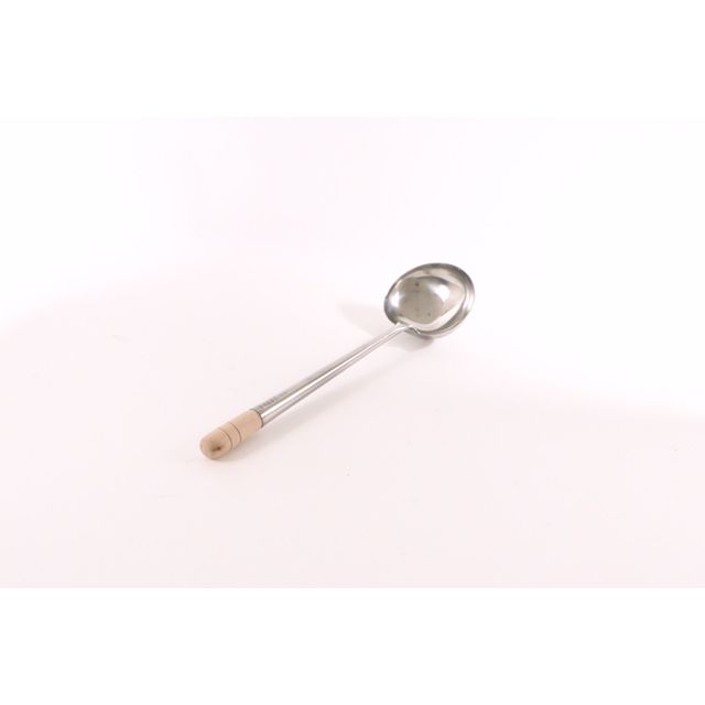 Soup Ladle （Holed） - カンダ 中国製ステン中華お玉 4号(約240cc)(旧2号) 【北海道・沖縄・離島配送不可】