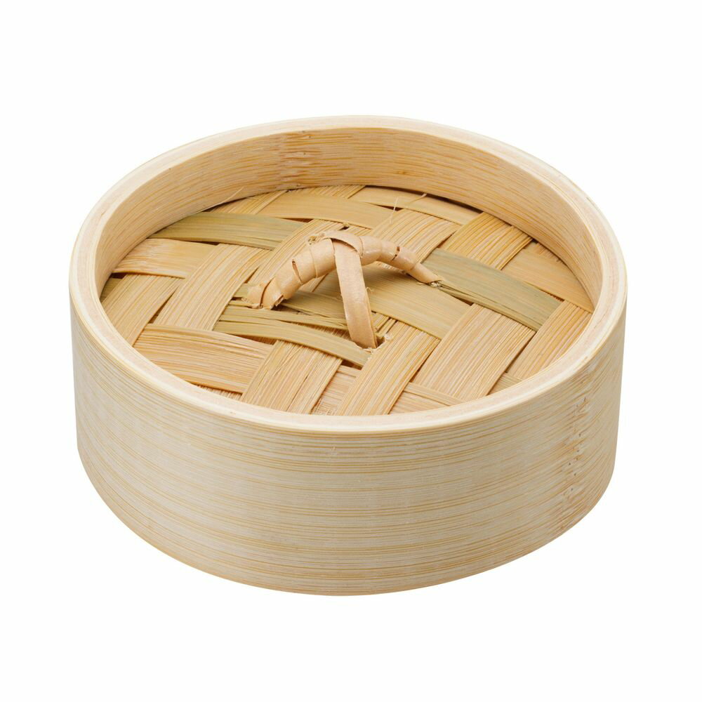 （まとめ買い）カンダ 本竹中華セイロ 蓋 8cm 〔×5〕 【北海道・沖縄・離島配送不可】