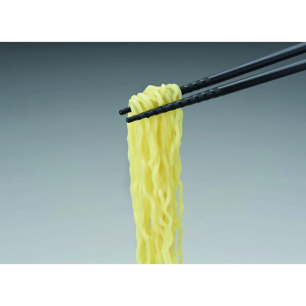 フジックスの（まとめ買い）曙産業 PM-376 トルネード箸 黒 21cm 〔×10〕 【北海道・沖縄・離島配送不可】｜アングル3