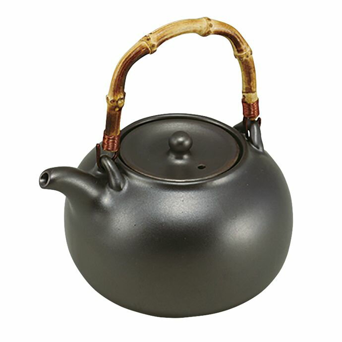 カンダ 黒釉鉄ビン 約1.8L 【北海道・沖縄・離島配送不可】