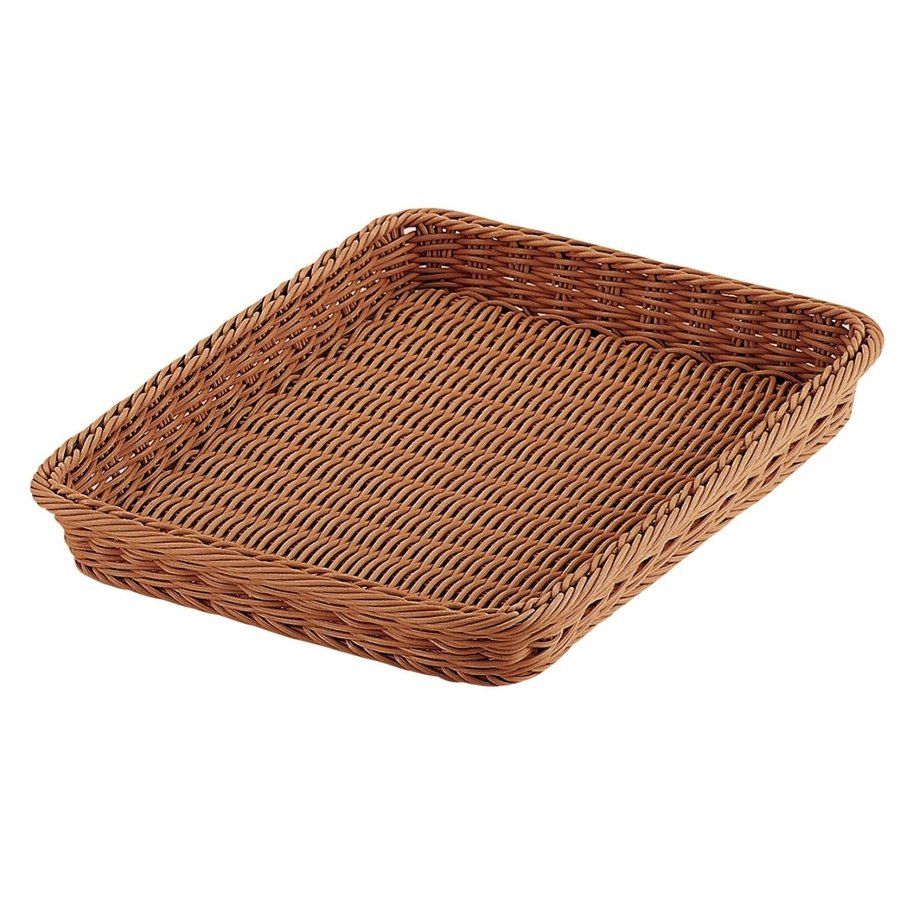 ●耐熱温度：120℃材質：ポリプロピレン縦×横×高さmm：400×300×H55生産地：中国食洗機対応※画像のサイズ感と実際のお届け商品のサイズ感は異なる場合があります。商品名および仕様に記載のサイズ・カラー等がお届けの商品になります。[ バスケット(樹脂) ベーカリーバスケット ]